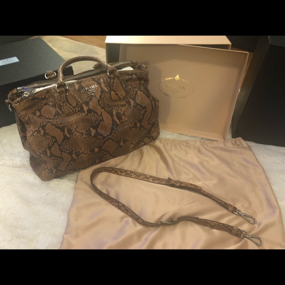 Authentic Prada Python handbag